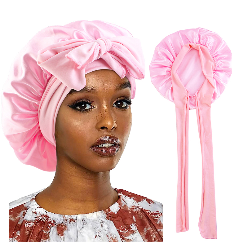 Satin Hair Bonnet - New Satin Sleeping Cap For Women