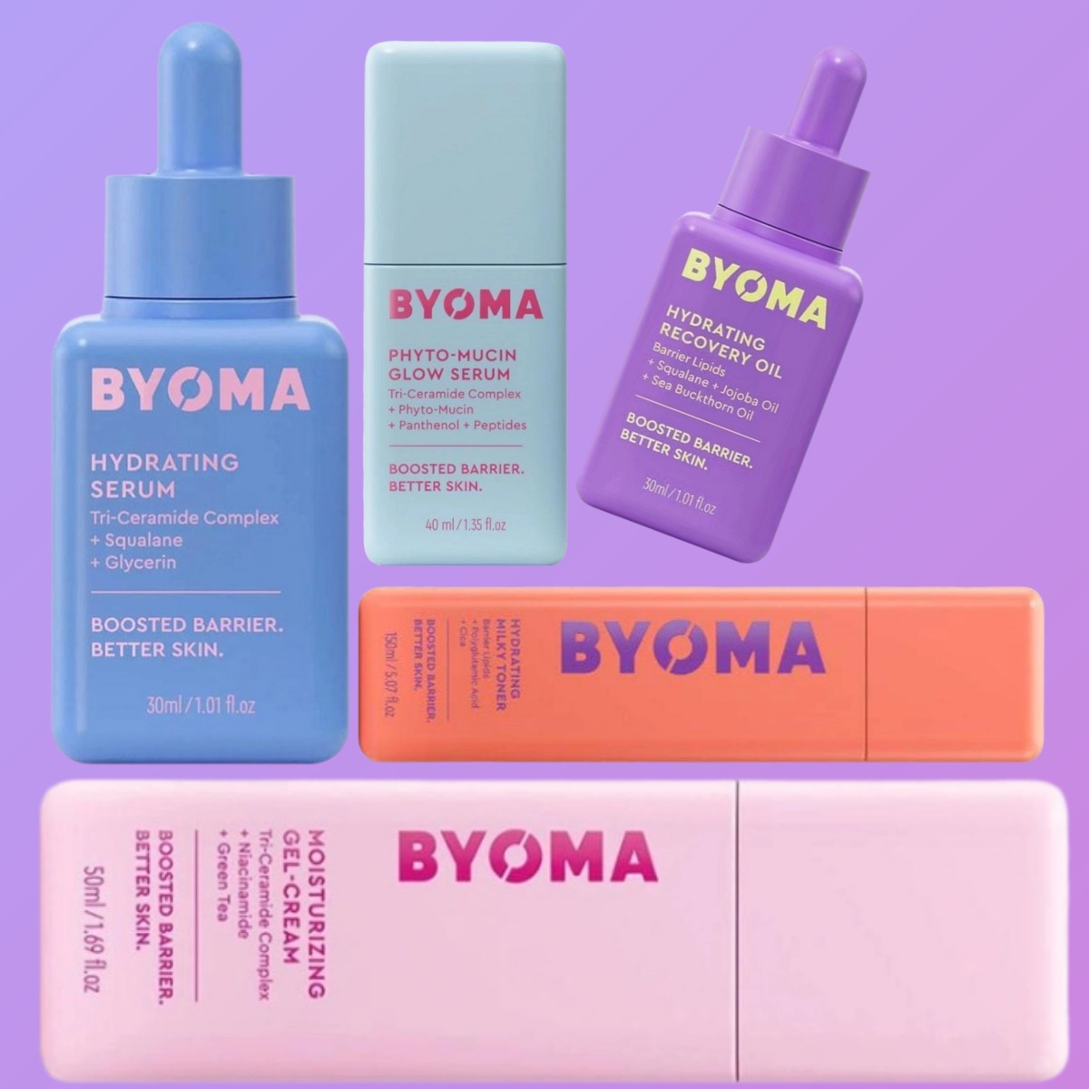 Hair Care Gisou - BYOMA Moisturizing&Repairing Gel Face Cream Natural