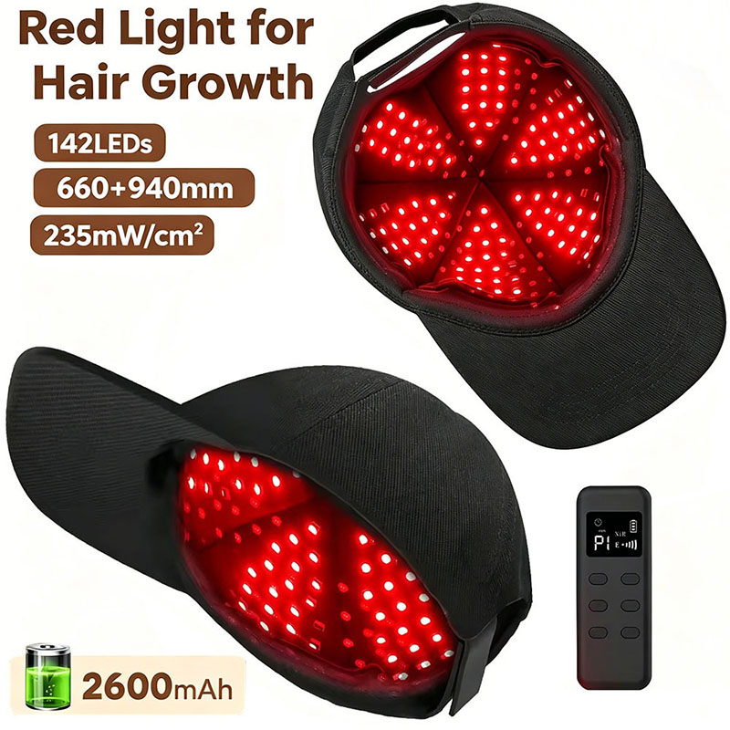 Hair Care Frizzy Hair - LED Red Light Therapy Hat For