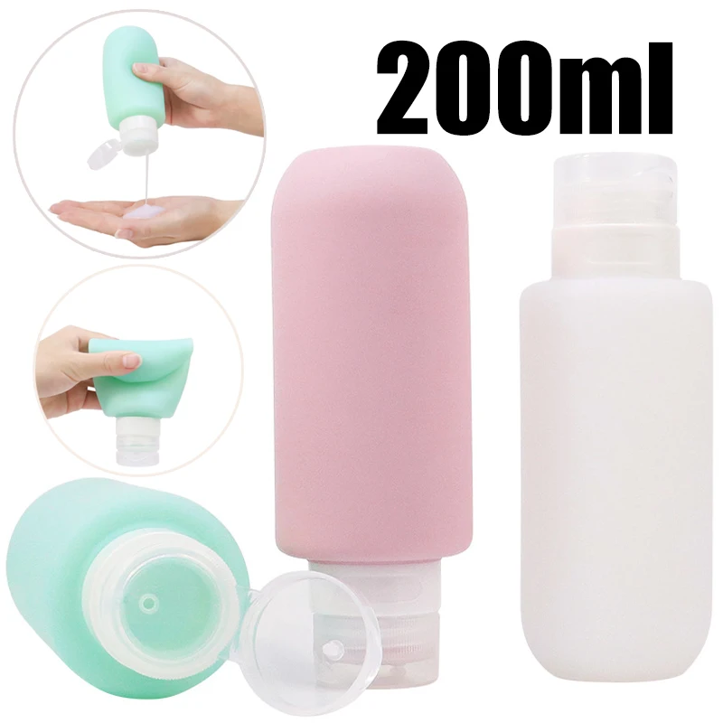 Dry Shampoo Travel - 200ml Silicone Bottle Refillable Bottle Lotion