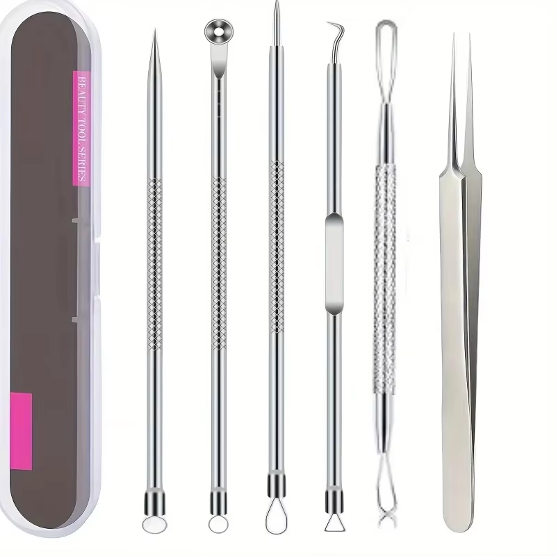 Hair Care Clinic - 1Pcs Ingrown Hair Tweezers Acne Blackhead