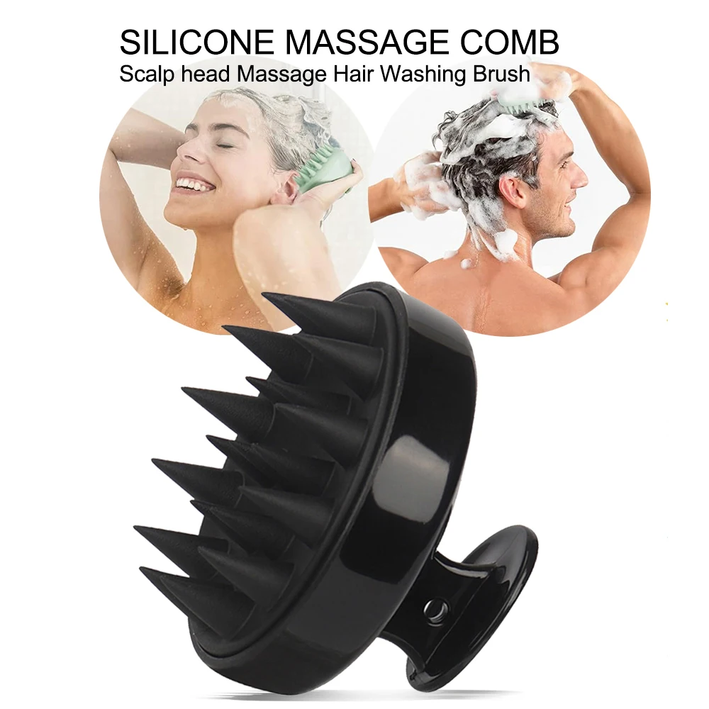 Hair Care Clinic - Silicone Head Scalp Massage Comb Hair