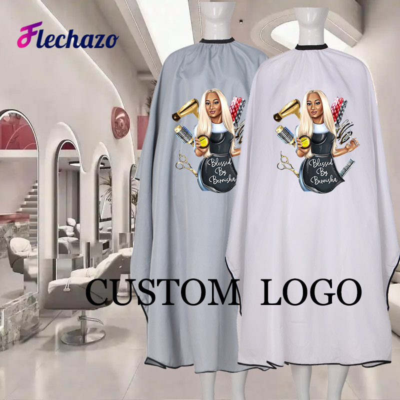 Hair Care Clinic - Haircut Cape Barber Personalized Logo Hairdressing