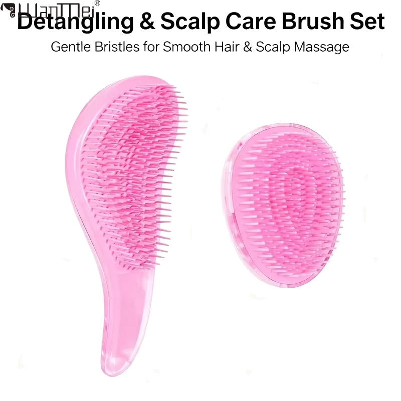2pcs Magic Detanglng Hair Brus - đánh giá và giá Hair Care Set