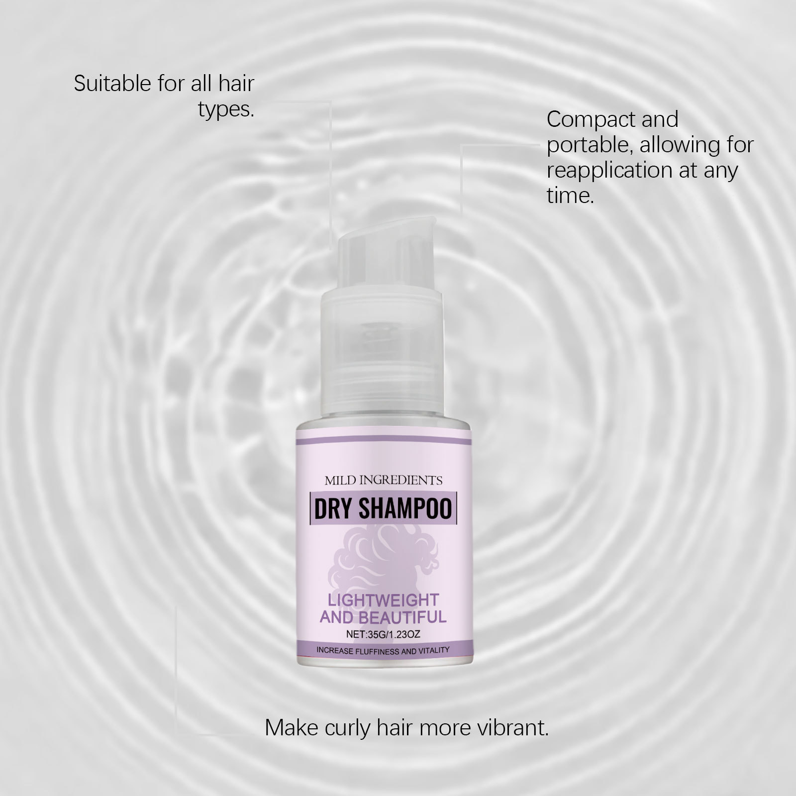 Portable Dry Shampoo Fast Oil  - đánh giá và giá Dry Shampoo Travel