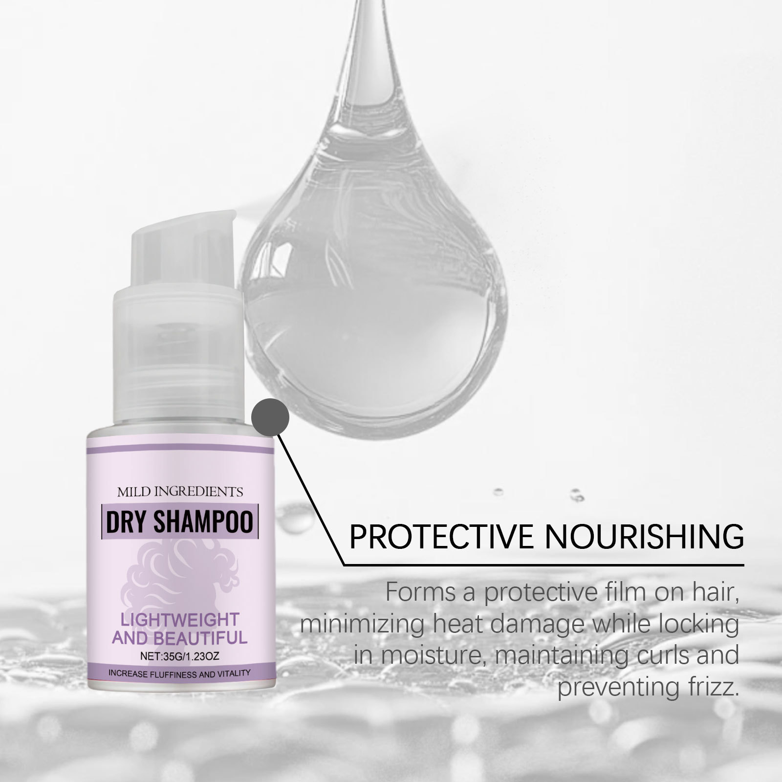 Portable Dry Shampoo Fast Oil  - đánh giá và giá Dry Shampoo Travel