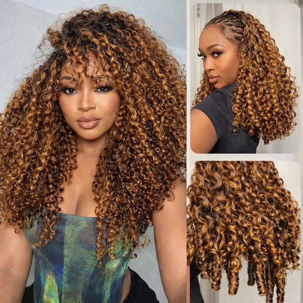 P427 Highlight Burmese Curly F - đánh giá và giá Crochet Braiding Hair