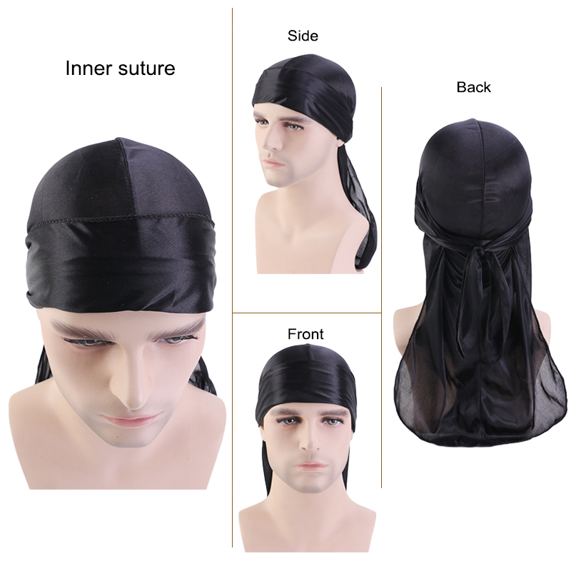 3PCS/LOT Long Durag Silk Satin - đánh giá và giá Satin Hair Bonnet