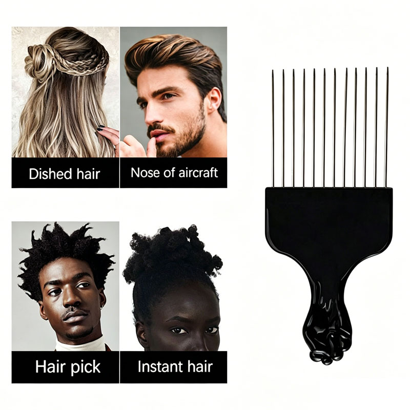 New Professional Barber Comb P - đánh giá và giá Afro Pick Comb