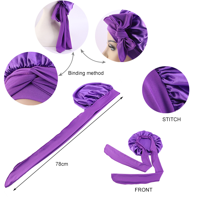 New Satin Sleeping Cap For Wom - đánh giá và giá Satin Hair Bonnet