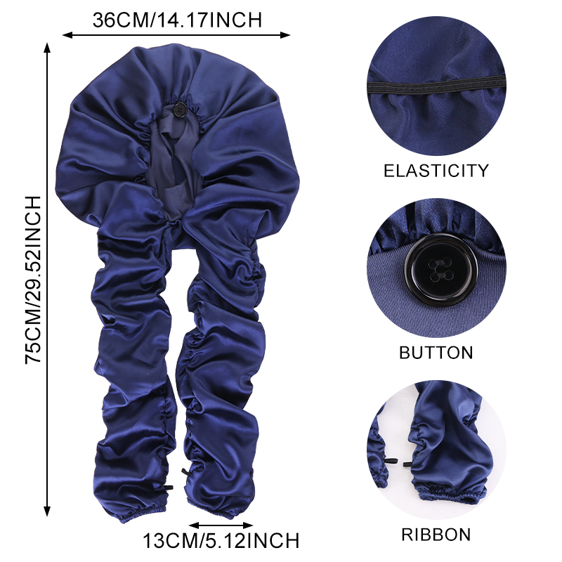 New Women's Bonnet Satin Sleep - đánh giá và giá Satin Hair Bonnet