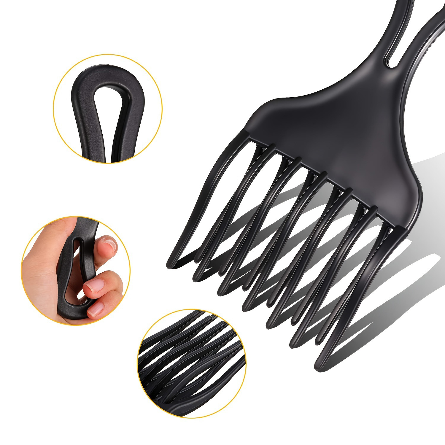 Wide Teeth Brush Pick Comb For - đánh giá và giá Afro Pick Comb