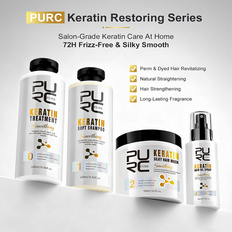 PURC Keratin Treatment Hair Ca - đánh giá và giá Hair Care Set