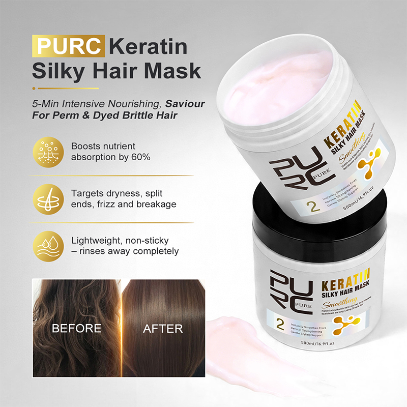 PURC Keratin Treatment Hair Ca - đánh giá và giá Hair Care Set
