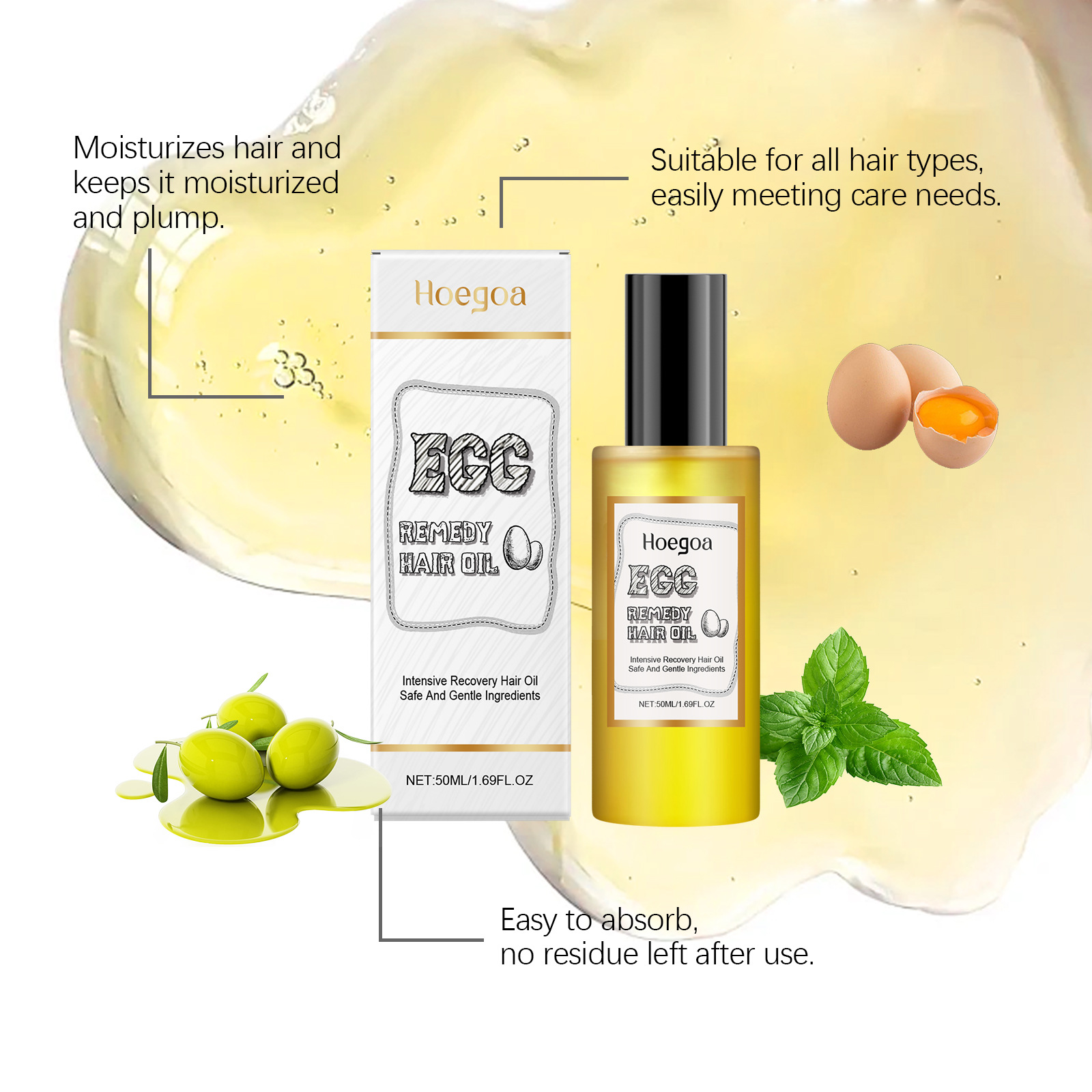 Egg Remedy Hair Oil Restore So - đánh giá và giá Hair Care Frizzy Hair