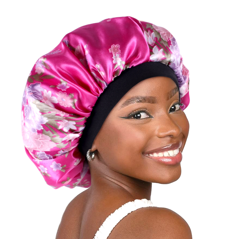 Women Satin Bonnet Elastic Wid - đánh giá và giá Satin Hair Bonnet