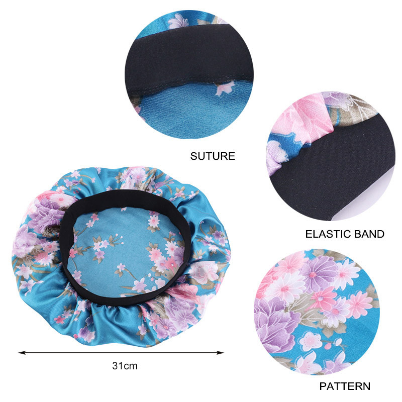 Women Satin Bonnet Elastic Wid - đánh giá và giá Satin Hair Bonnet