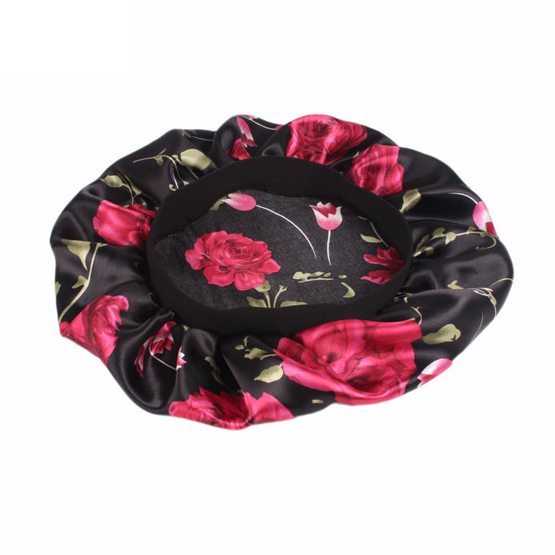 Women Satin Bonnet Elastic Wid - đánh giá và giá Satin Hair Bonnet