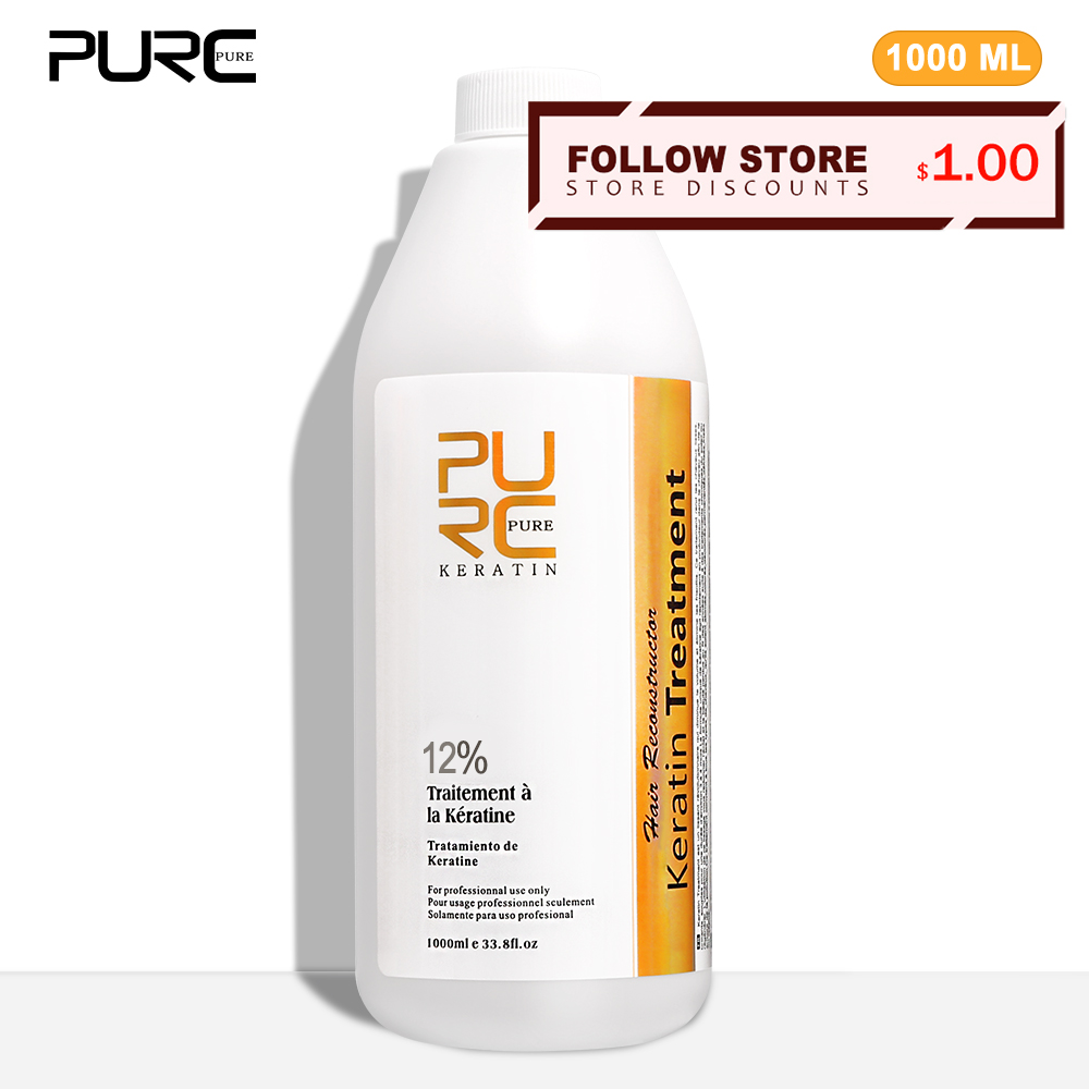 PURC 12% Keratin Smoothing Hai - đánh giá và giá Hair Care Frizzy Hair