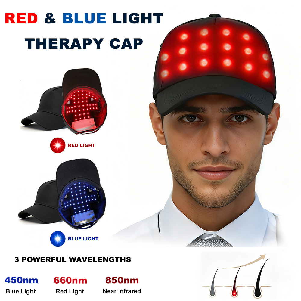 LED Hair Care Cap with Red 660 - đánh giá và giá Hair Care Frizzy Hair