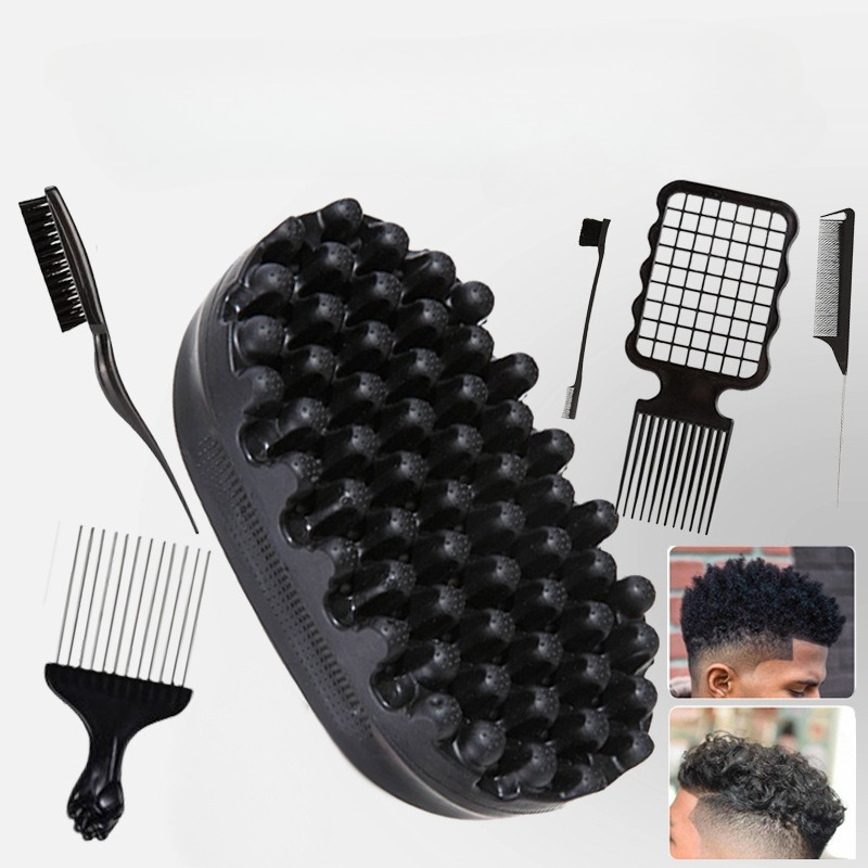 Professional Curly Hair Sponge - đánh giá và giá Afro Pick Comb