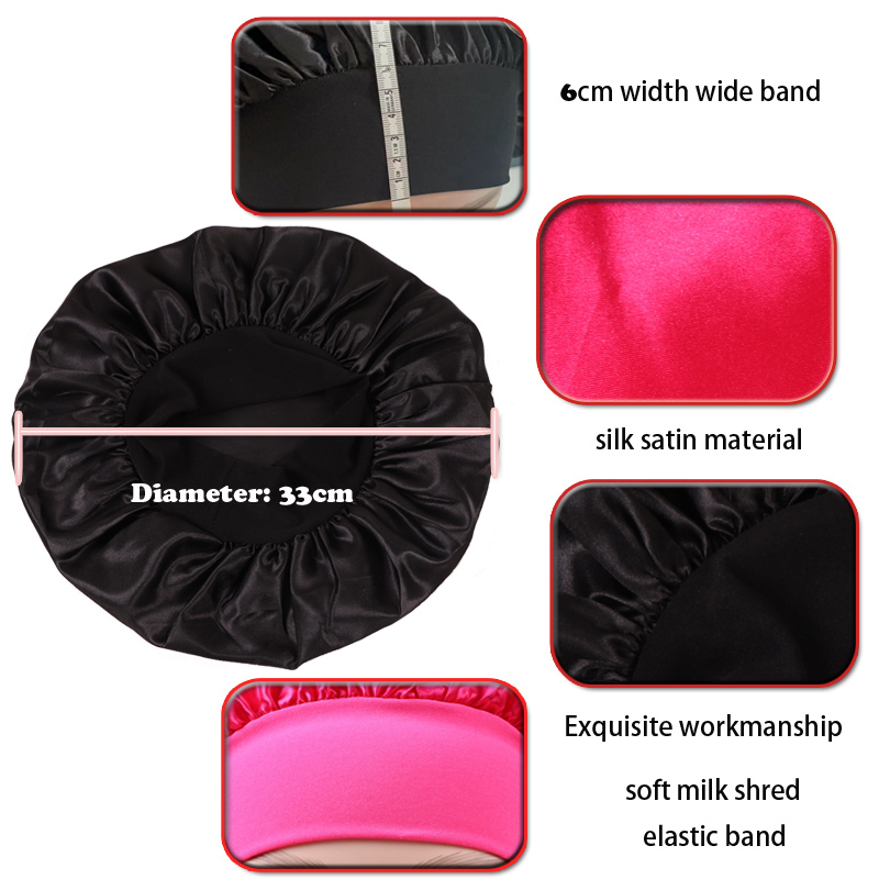 10Pcs Custom Logo Satin Bonnet - đánh giá và giá Satin Hair Bonnet