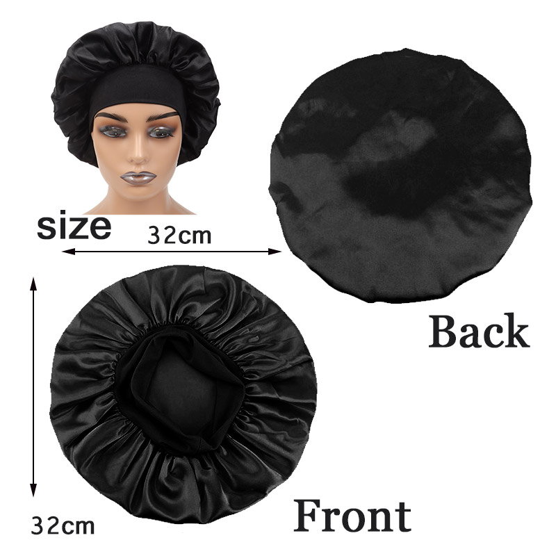 Silk Satin Bonnets Logo Print  - đánh giá và giá Satin Hair Bonnet