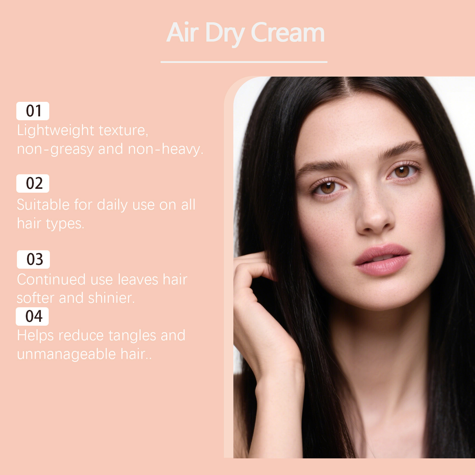 Air Dry Smoothing Hair Cream A - đánh giá và giá Hair Care Frizzy Hair