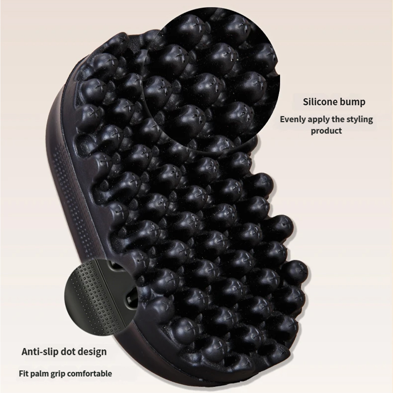 Silicone Magic Twist Hair Brus - đánh giá và giá Afro Pick Comb